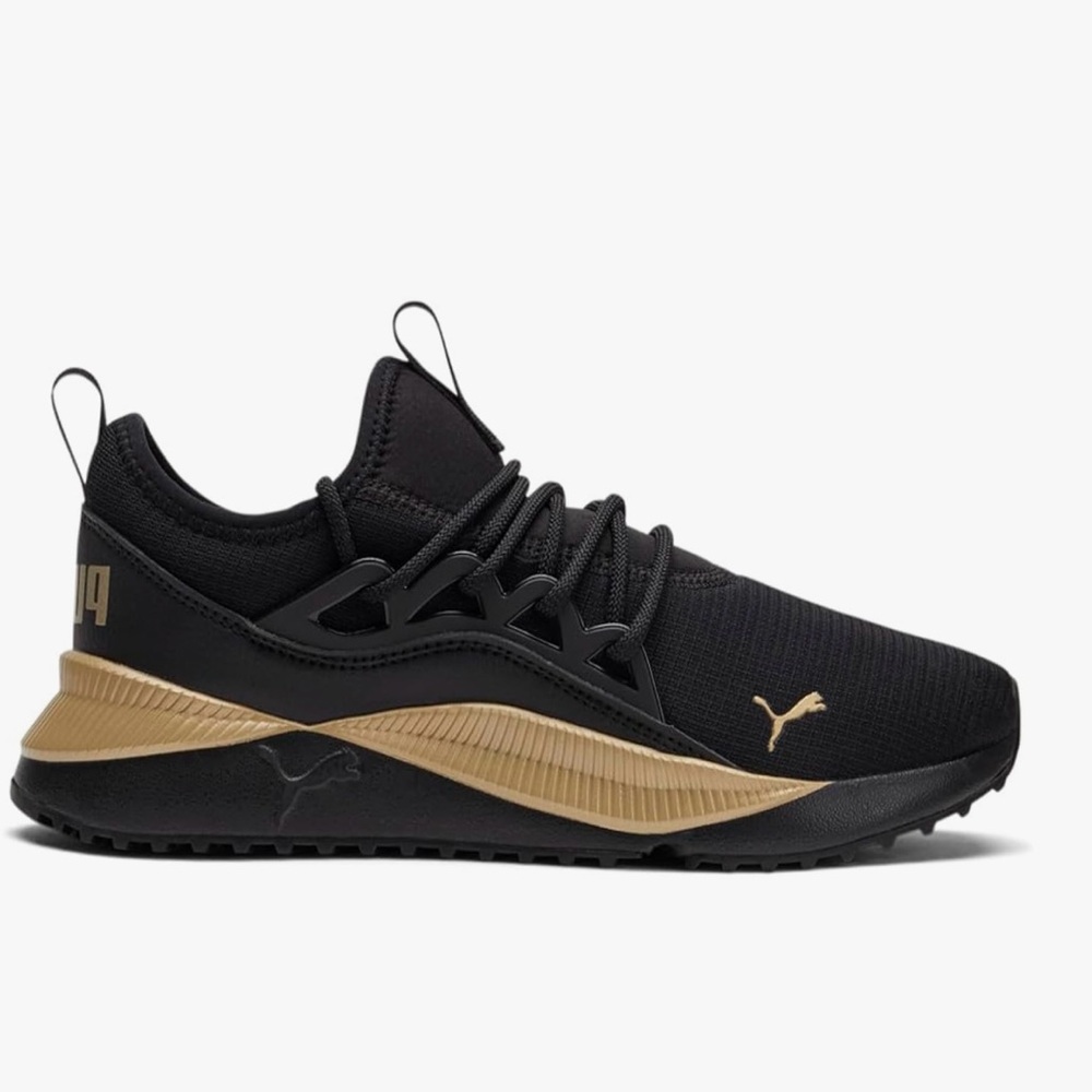 Puma Black and Gold Athletic Shoes size 5.5